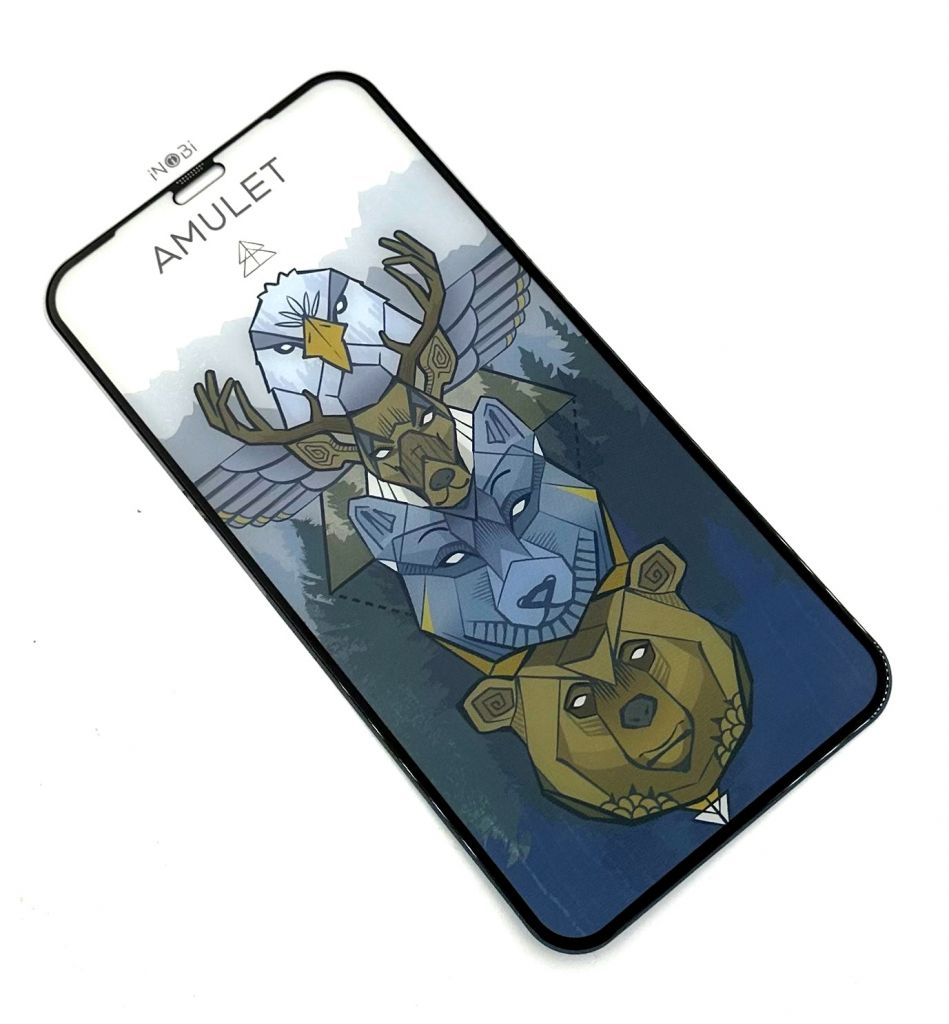Защитное стекло AMULET iPhone XR Black - фото фото фото 0