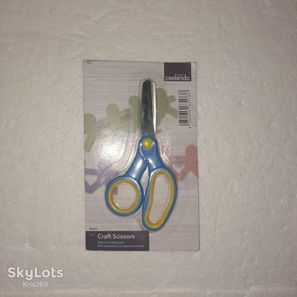 Дитячі дитячі канцелярські ножиці Crelando  (Craft Scissors) - фото фото фото 1