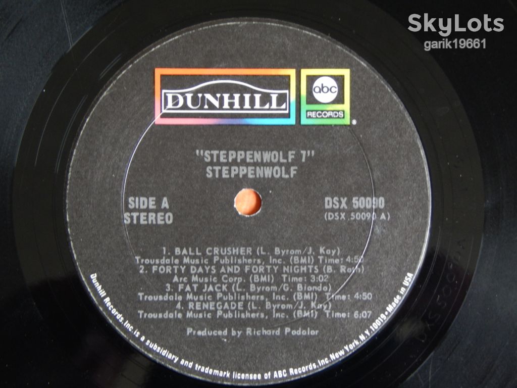 Steppenwolf ‎– Steppenwolf 7  (ABC/Dunhill Records ‎– DSX 50090, US) EX+/EX - фото фото фото 3