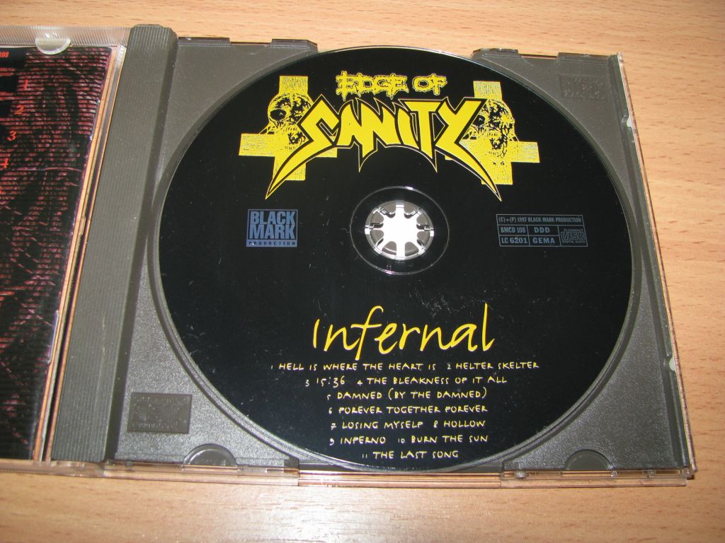 EDGE OF SANITY - Infernal   (1997 Black Mark 1st press) - фото фото фото 2