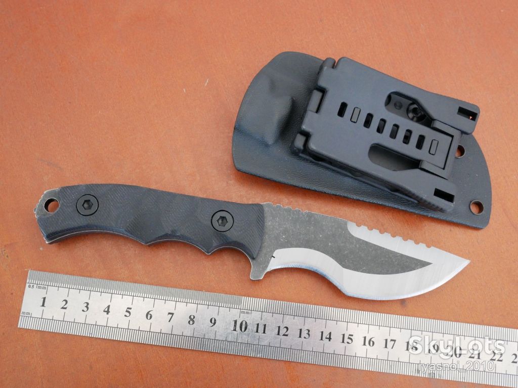 Фікс Doom Blade LORP 34, Fixed Blade, 8CR18MOV, G10, Tactical, EDC, Kydex - фото фото фото 4