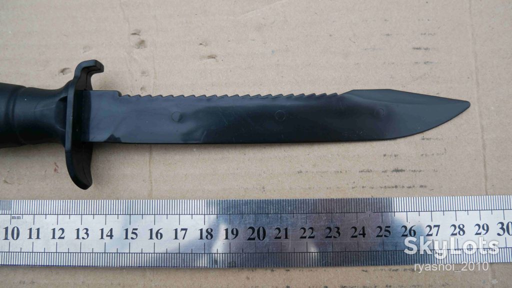 Фікс Zlang Zl-Tk-02-Bk, ABS, Training Model Knife, Tactical, EDC, Fixed - фото фото фото 3
