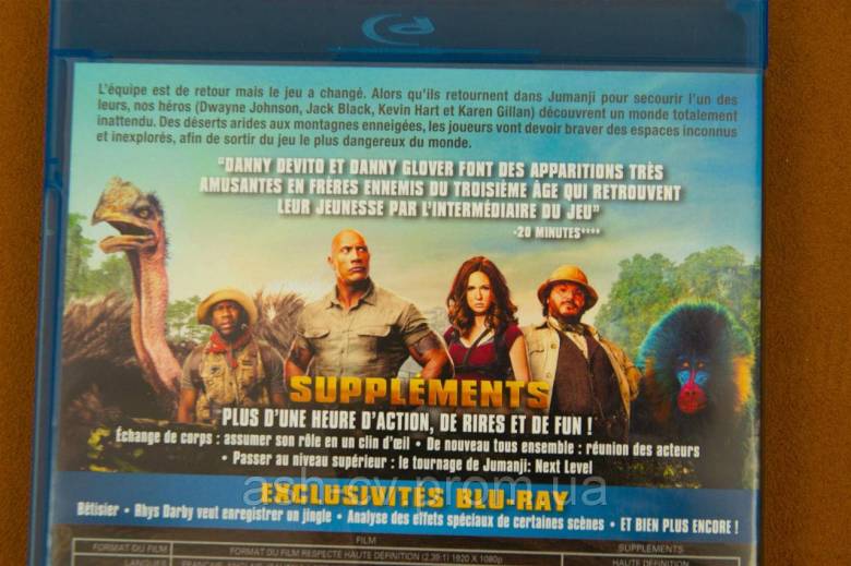 Диск, Blu-Ray, Jumanji, Next Level - фото фото фото 3
