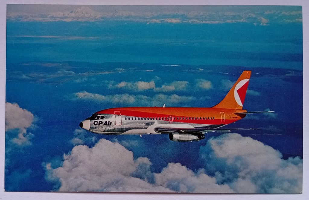 Открытка Самолет CP Air Boeing 737 - фото фото фото 0