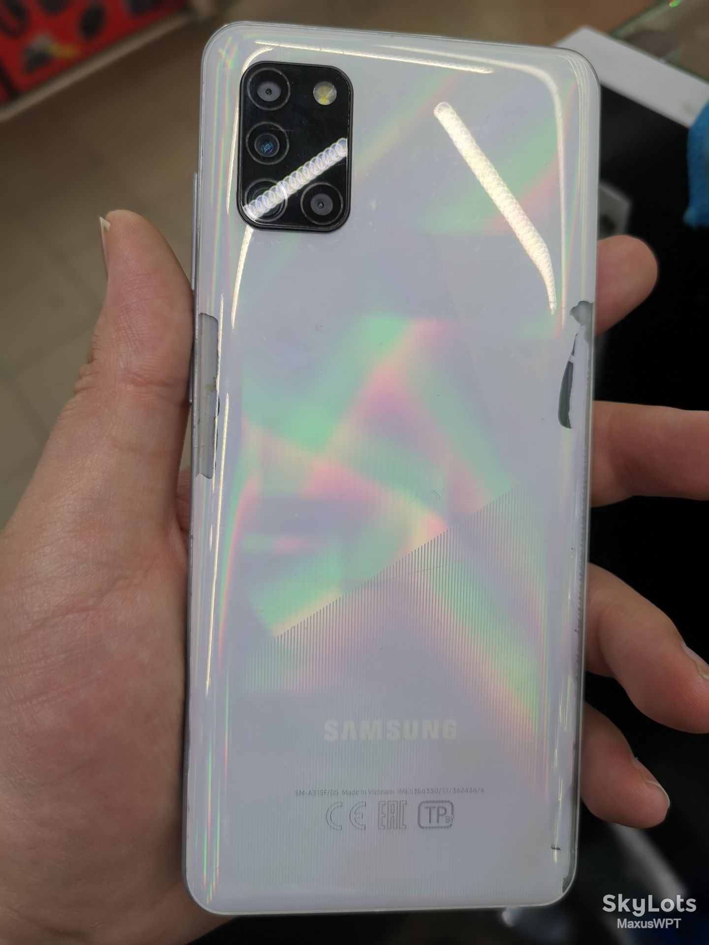 #446 Sklad Samsung A31 A315 white - фото фото фото 2