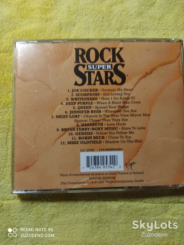 CD     (Ger) Various – Rock Super Stars 1995     (EX+/EX+) - фото фото фото 5