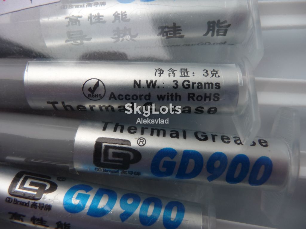 Термопаста GD 900 3г 4.8 Вт/м*К GD900 3g - фото фото фото 4