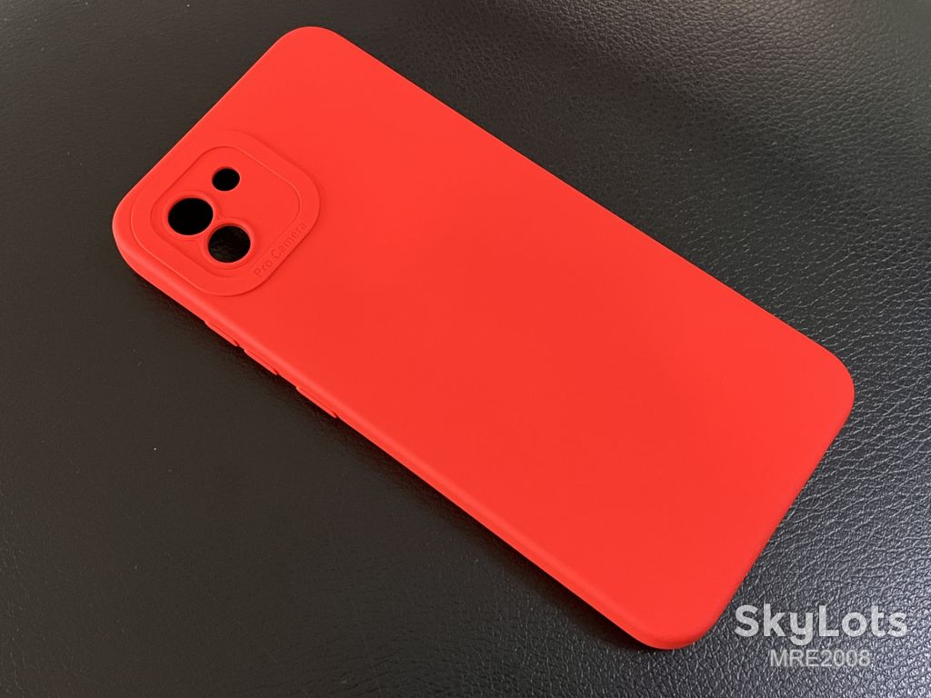 Чохол Silicone Case Full Camera для Samsung Galaxy A035 A03 red - фото фото фото 0
