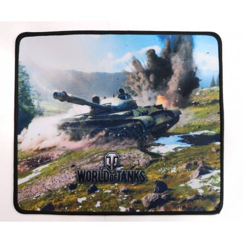 Геймерский коврик World of Tanks с красочным принтом 29х25 см - фото фото фото 2