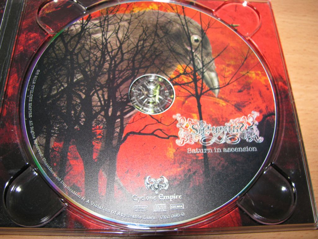 SATURNUS - Saturn In Ascension   (2012 Cyclone Empire DIGI LIMITED 1st press) - фото фото фото 2
