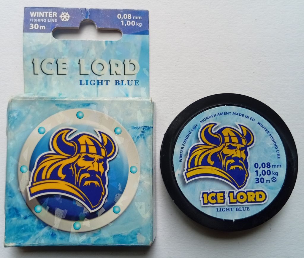 Зимняя монофильная леска AQUA Ice Lord Light Blue 0,08, 30 метров  (новая) - фото фото фото 0