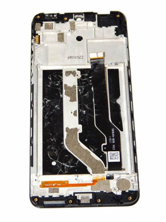 Дисплей ZTE Blade 20 Smart (V1050) черный + рамка - фото фото фото 1