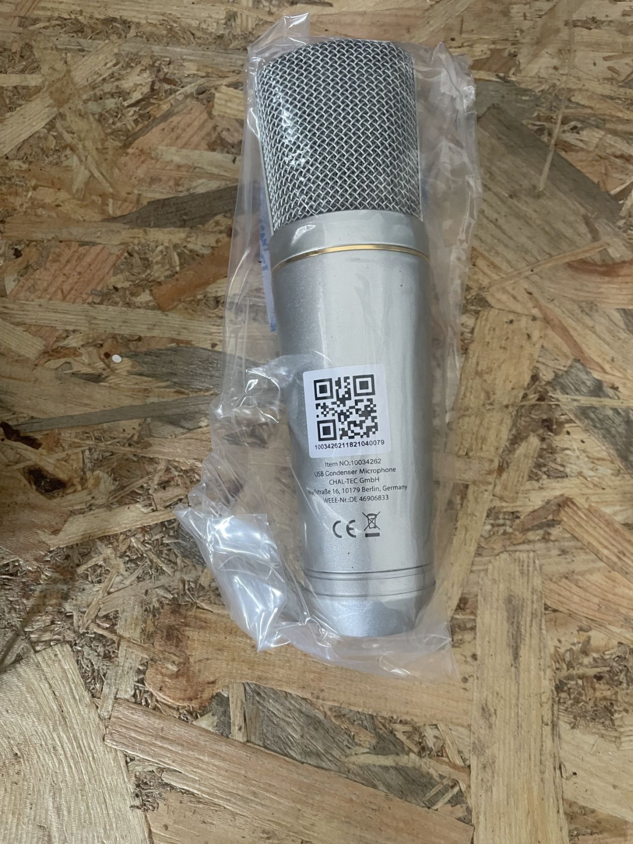 MIC-920 USB конденсаторний мікрофон USB вихід для навушників plug&amp;play сріблястий сріблястий          (10034262) - фото фото фото 4