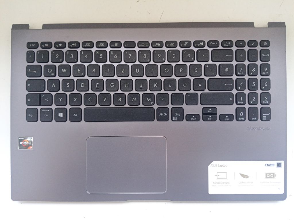 Б/У Топкейс на ASUS D509D  (КЛАВІАТУРА НЕ РОБОЧА) - фото фото фото 0