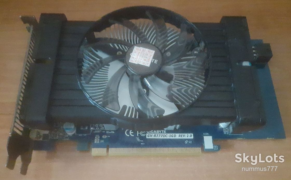 Відеокарта Gigabyte Radeon HD 7770 1GB GDDR5 128 Bit PCI-E Тест ОК - фото фото фото 0
