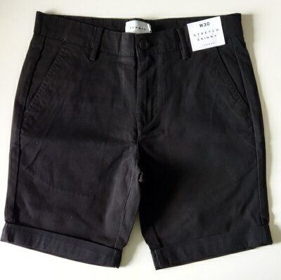 Шорти скіні чорні Topman W30 - фото фото фото 3