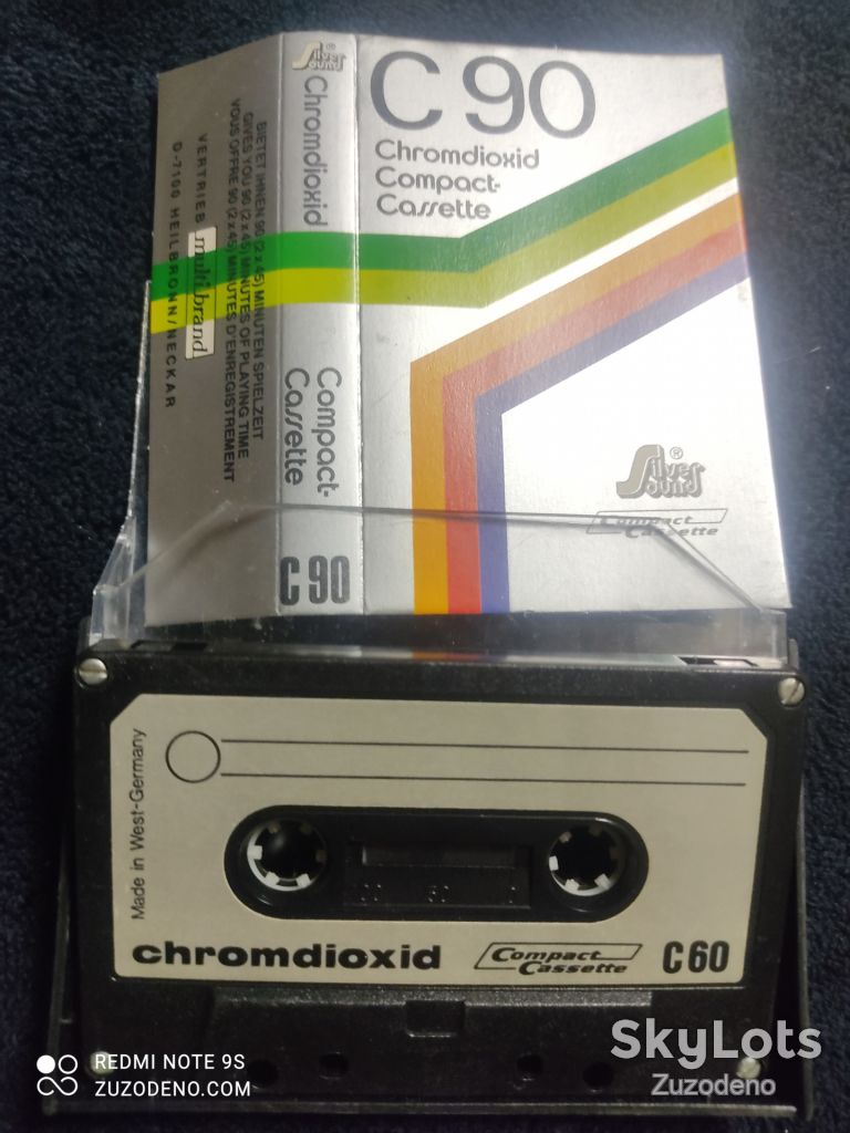 S/F Аудио кассета SILVER SOUND C90 Chromdioxid - фото фото фото 2