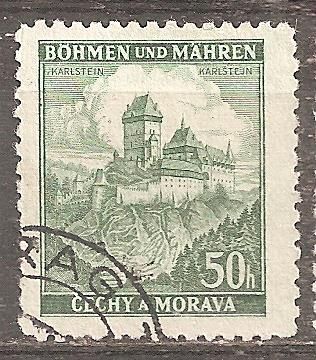 Богемия и Моравия 1939 Sc.28 гаш. - фото фото фото 0