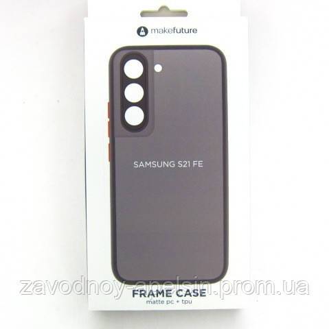 Samsung S21 FE G990 Защитный чехол Frame Mattе (PC+TPU) - фото фото фото 1