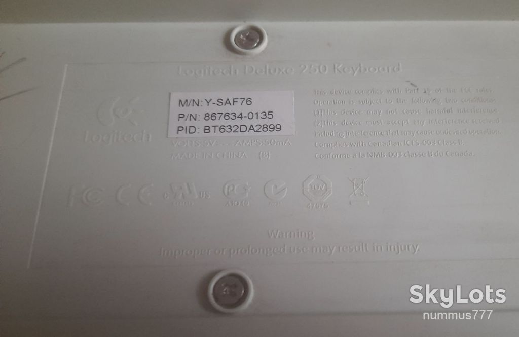 Брендова клавіатура Logitech Deluxe 250 PS/2 Тест ОК - фото фото фото 2