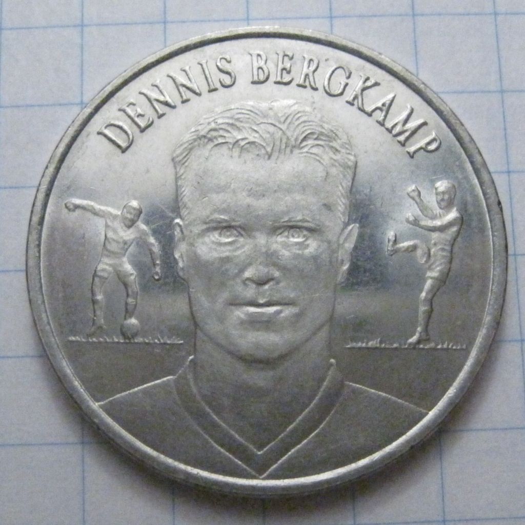 Жетон - Dennis Bergkamp - Oranje 2000 - 42975 - фото фото фото 0
