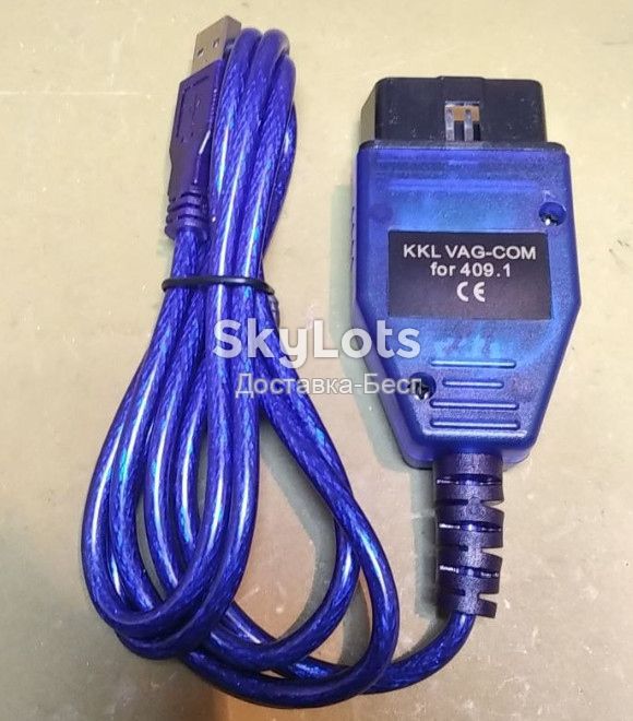 Авто сканер VAG-COM 409.1 OBDII     (ОБД2) для диагностики автомобиля USB KKL VW/Audi/Skoda/Seat      (515+) - фото фото фото 1
