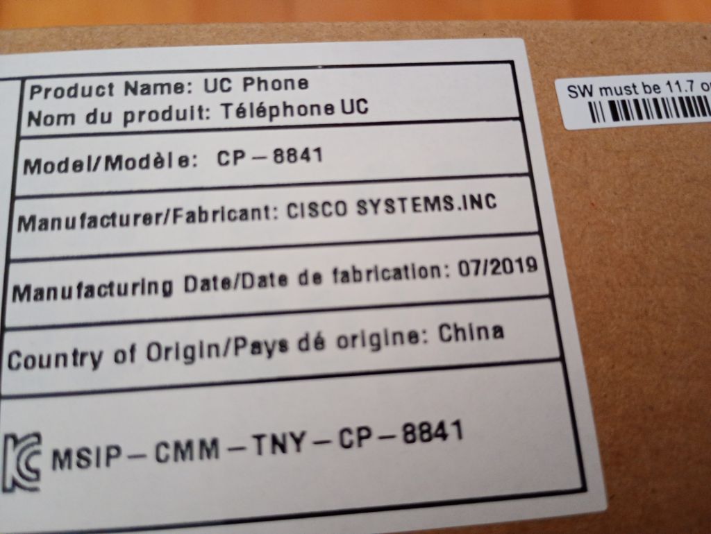 IP телефон Cisco CP-8841-K9= - фото фото фото 1