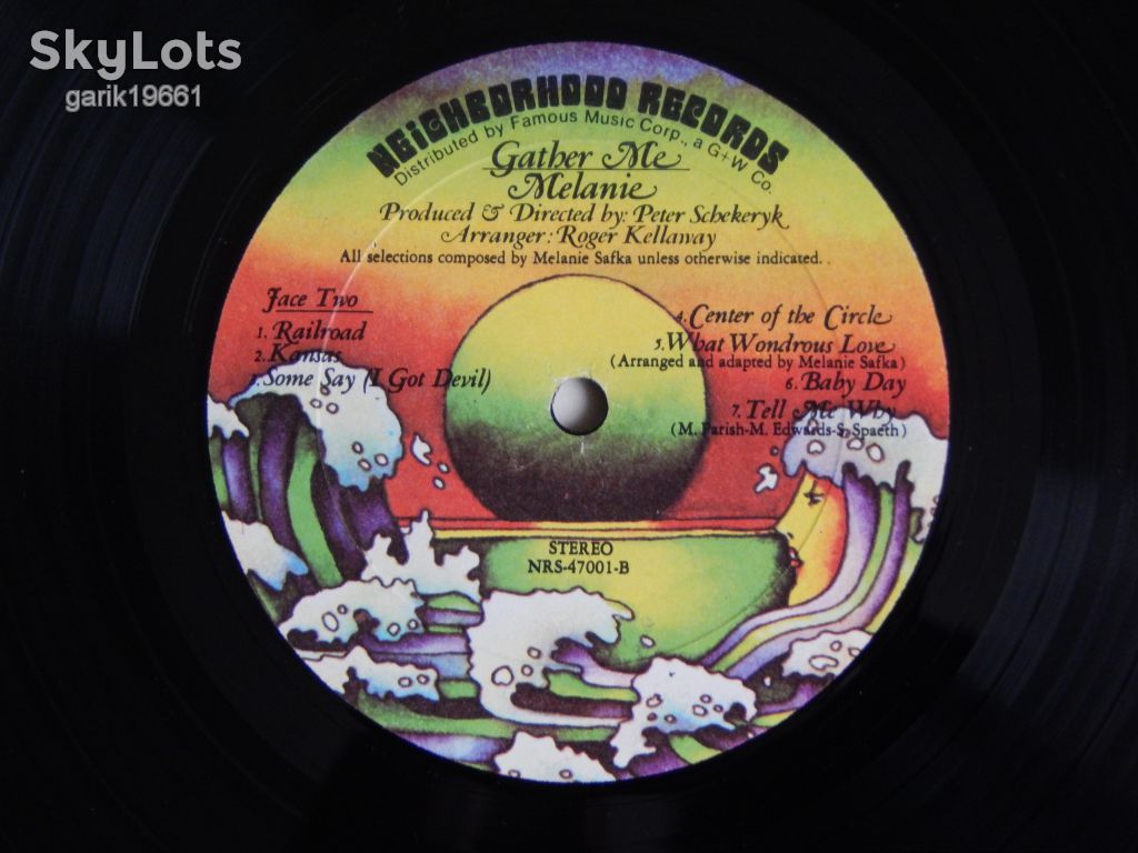 Melanie ‎– Gather Me    (Neighborhood Records ‎– NRS-47001, US) EX/EX+ - фото фото фото 5