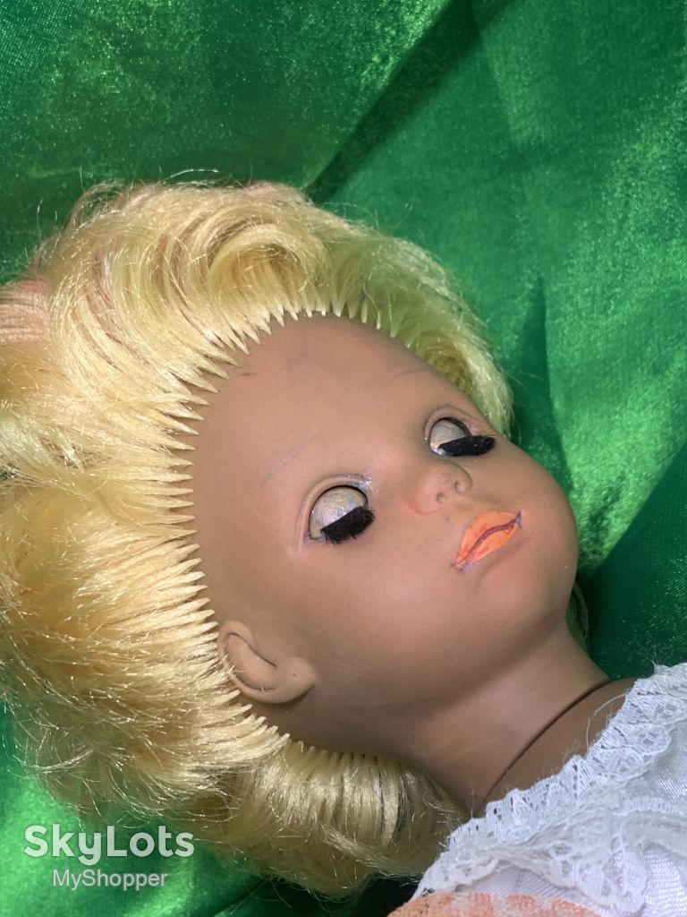 1960-80-ті рр. Вінтажна лялька НДР Schalkau  (Шалькау) «мулатка» часів СРСР Н2256  Рідкісна колекційна - фото фото фото 3
