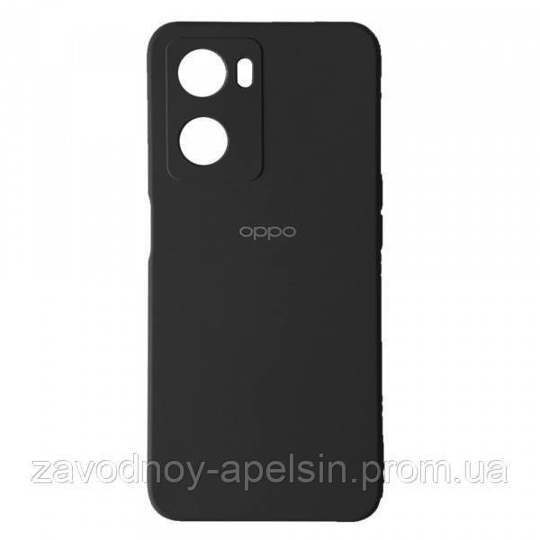 Oppo A57s Силиконовый чехол микрофибра (черный) - фото фото фото 0