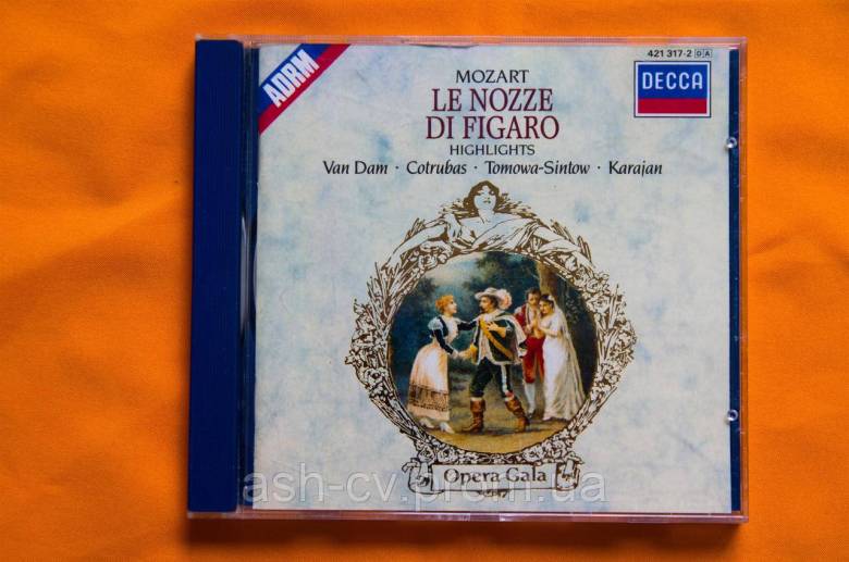 Музичний диск CD. MOZART - Le Nozze Di Figaro 1979 - фото фото фото 0