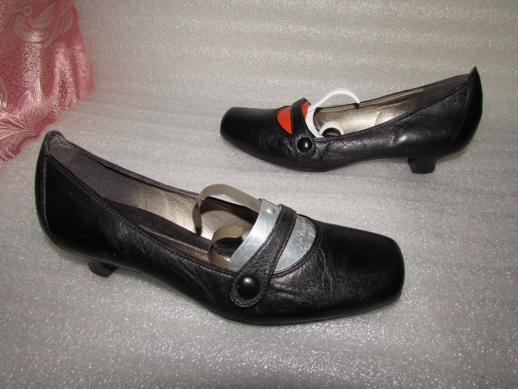 ТУФЛИ ЛОДОЧКИ 100% НАТУРАЛЬНАЯ КОЖА~CLARKS~р 38/5 - фото фото фото 0