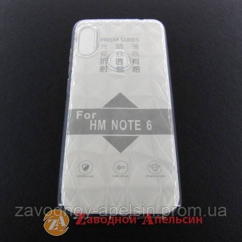 Xiaomi Redmi Note 6 pro прозрачный чехол 3D Prism - фото фото фото 1