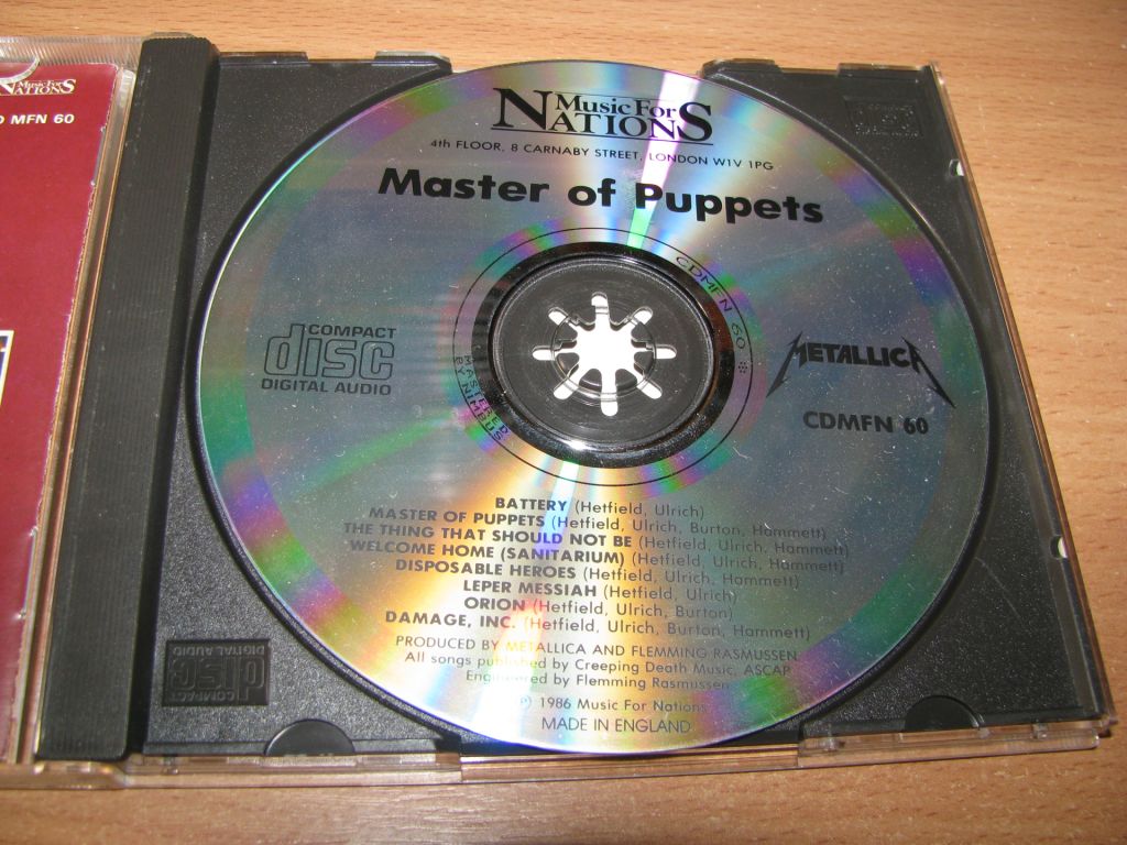 METALLICA - Master Of Puppets   (1986 Music For Nations NIMBUS,UK) - фото фото фото 2