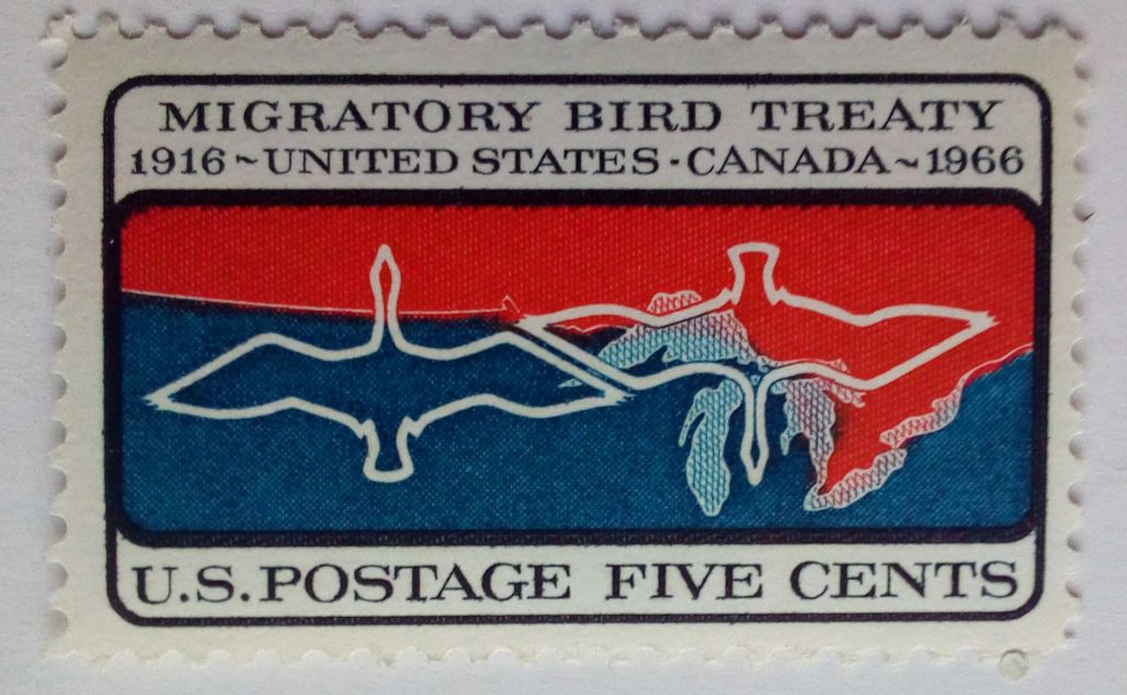 США 1966 Миграция птиц, MNH - фото фото фото 0