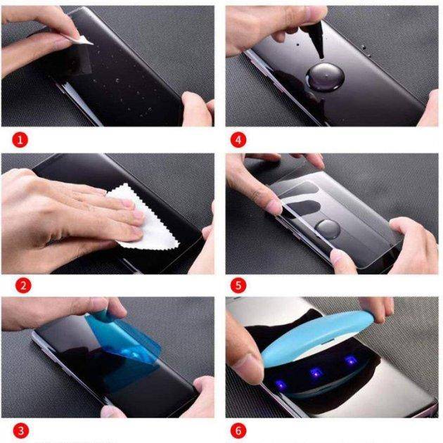 Защитное стекло Xiaomi 12S Pro  12S Ultra Закаленное УФ (UV) - фото фото фото 1
