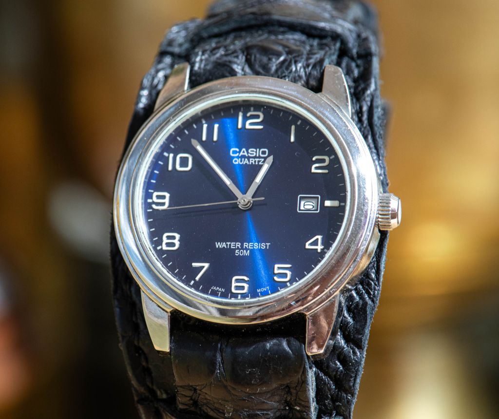 Casio Collection MTP-1221A-2AVEF Ремень крокодил - фото фото фото 0