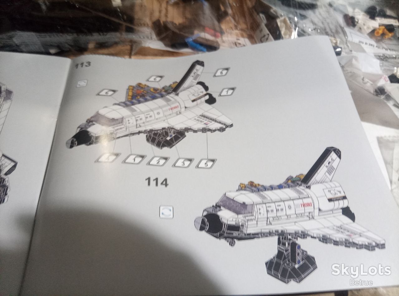 536дт.Конструктор Космічний Шатл TYCOLE Firmament 2054 з Підставкою 8+ 536 Деталей  (19947) - фото фото фото 6