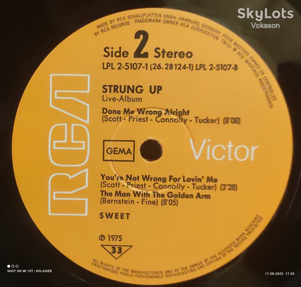 Sweet - Strung Up  2lp,G/F  NM/NM-/NM- - фото фото фото 6