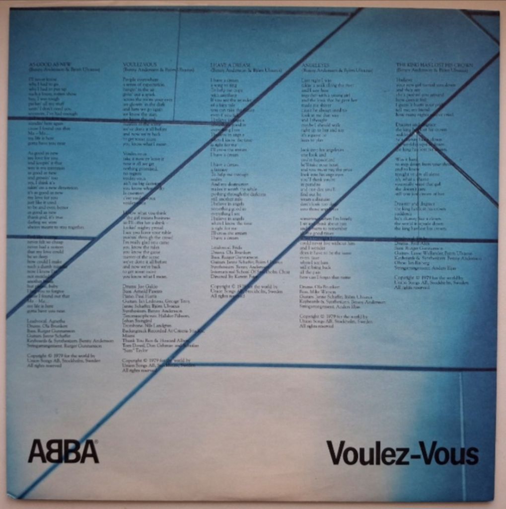 ABBA - Voulez Vous - 1979.  (LP). 12. Vinyl. Пластинка. Japan. - фото фото фото 2