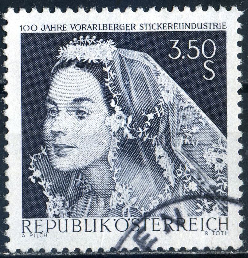 Австрия. Форарльбергская вышивка  (серия) 1968 г. - фото фото фото 0