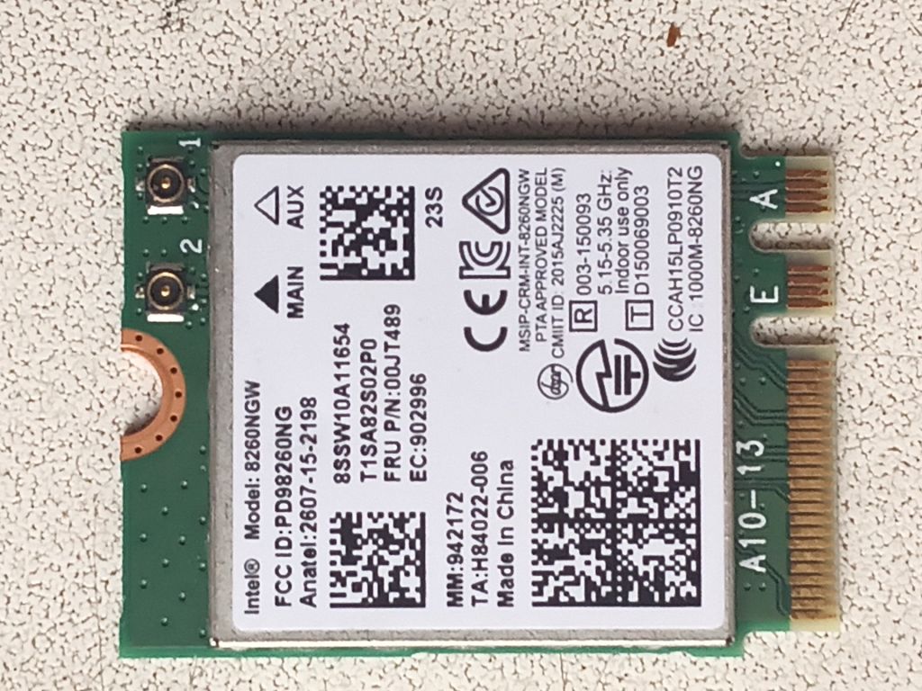 Б/У Wi-Fi карта на Lenovo L470 модель - 8260NGW - фото фото фото 0
