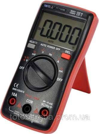 Мультиметр TRUE RMS електричних параметрів YATO з LCD-цифровим діапазоном 6000 YT-73096 - фото фото фото 0