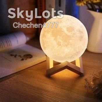 Нічник 3D світильник місяць Moon Touch Control 15 см - фото фото фото 2