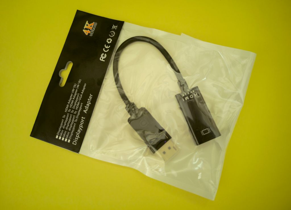 Адаптер DisplayPort HDMI конвертер Переходник 4K аудио - фото фото фото 1