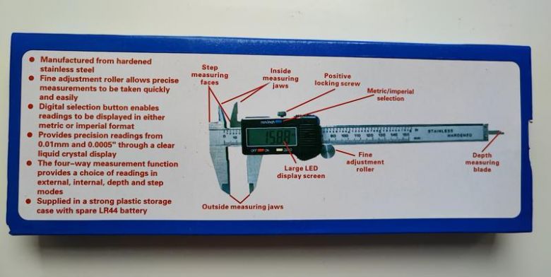 Електронний штангенциркуль digital caliper з lcd - фото фото фото 3