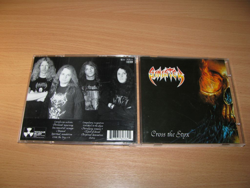 SINISTER - Cross The Styx     (1992 Nuclear Blast 1st press,Germany) - фото фото фото 0