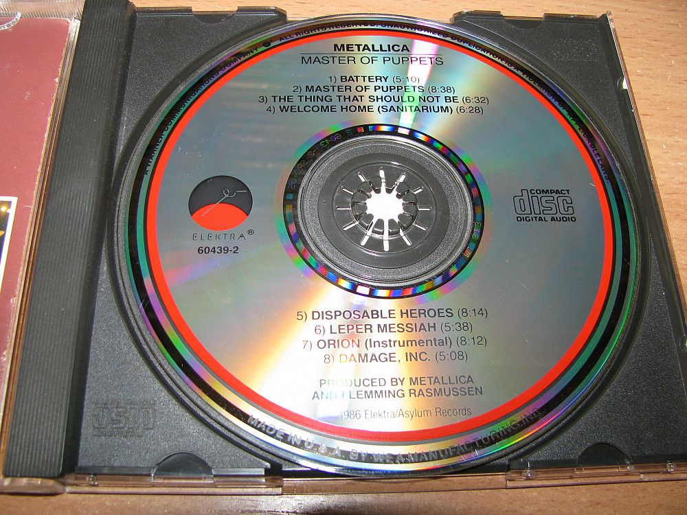 METALLICA - Master Of Puppets      (1986 Elektra/Asylum USA) - фото фото фото 2