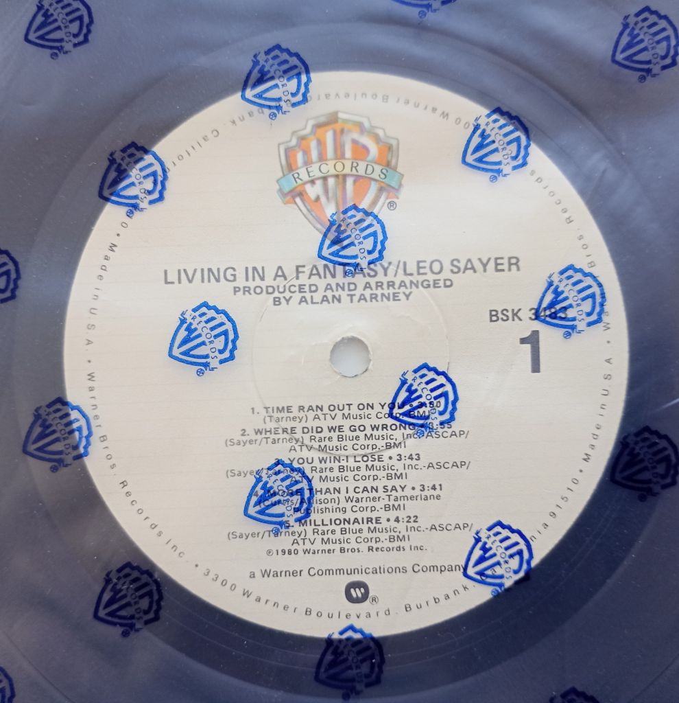 LEO SAYER  Living In A Fantasy LP VG++/EX- - фото фото фото 2