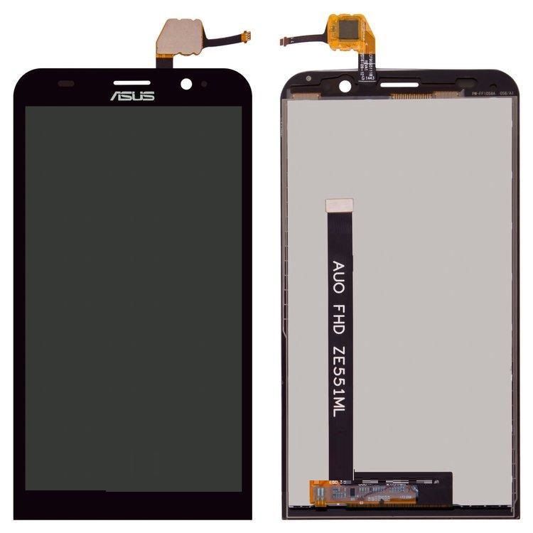 Дисплей для Asus ZenFone 2 ZE551ML с сенсором, черный, TM FHD - фото фото фото 0